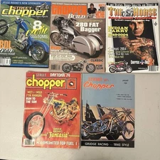 Lot Of 5 Chopper Magazines Chopper Build /The Horse 1969-1979, 2003-2007