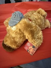 Sandra BOYNTON Train Conductor PUPPY DOG 13" Plush Stuffed Animal Toy NEW Kohl's