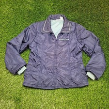 VTG 80s 10speed Piped Bomber Jacket Womens Large Retro Indie Sleaze Puffer