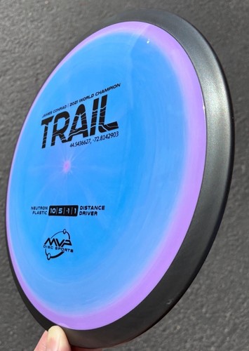 Axiom MVP Neutron Trail - RARE Transitional Color Swirl Conrad Line Disc Golf - Picture 5 of 17