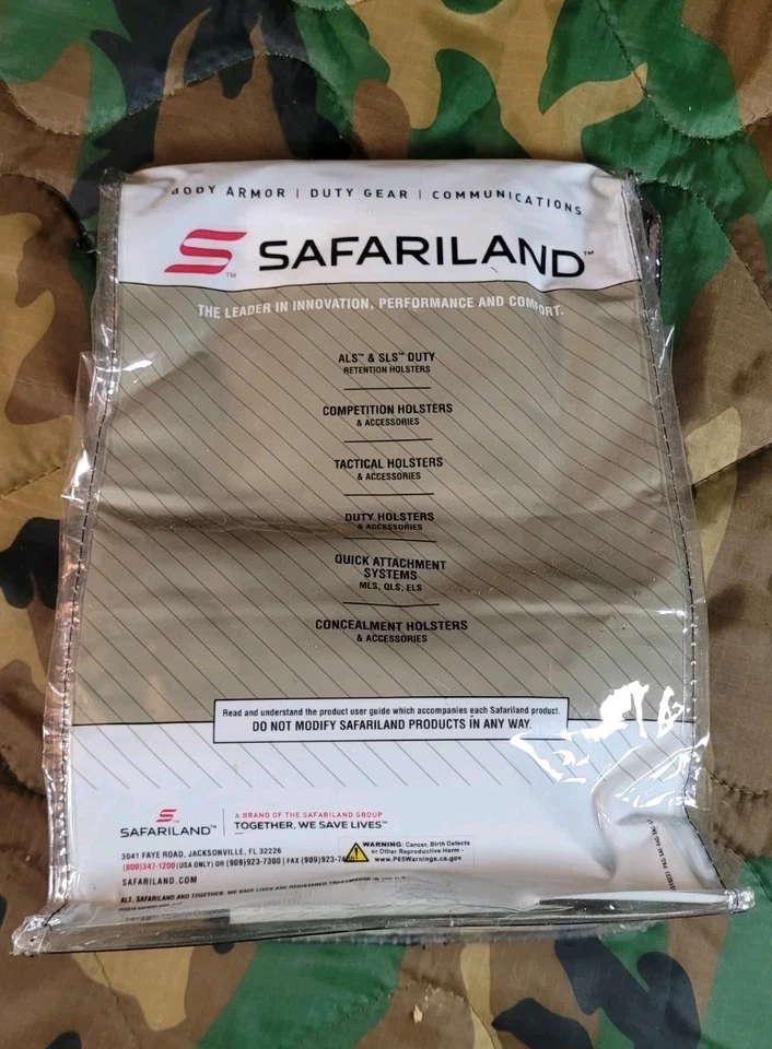 Placa táctica de pierna caída verde Safariland OD para fundas/soportes de revistas Foto 3 de 4