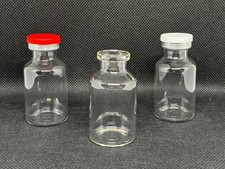 20ml Clear Glass Serum Vials USP Type 1 Borosilicate Tubular Lab Vials 20mm