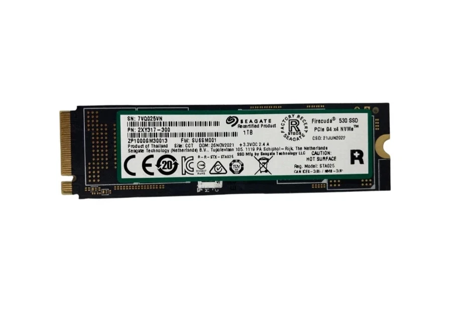 Unidad de estado sólido Seagate FireCuda Gaming 530 1 TB PCIe Gen4 PS5, ZP1000GM30013 Foto 2 de 4