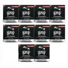 10 X 100X (1000 CT) BARBER RAZOR BLADES SINGLE EDGE SHARP PROFESSIONAL SHAVING