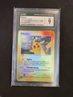 CGC 9 Pikachu 43/95 Team Magma vs Team Aqua Reverse Holo E-reader Pokemon Card