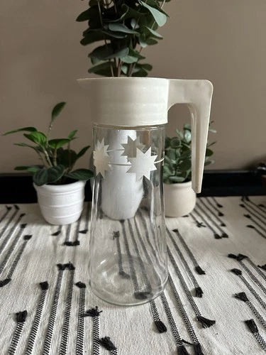Vintage Anchor Hocking Atomic Starburst Juice Carafe/Pitcher