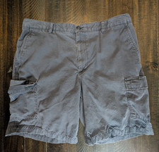 Dockers Men s Khaki Cargo Shorts Size 38 relaxed fit Navy Excellent Condition