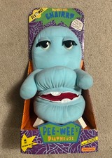 PEE-WEE'S pal CHAIRRY 15" plush puppet 1988 pee-wee herman playhouse w/ Box