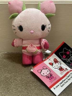Sanrio Honeymomo Plush 2011 Ichigoman Series Hello Kitty RARE Vintage w/ Tag 6 