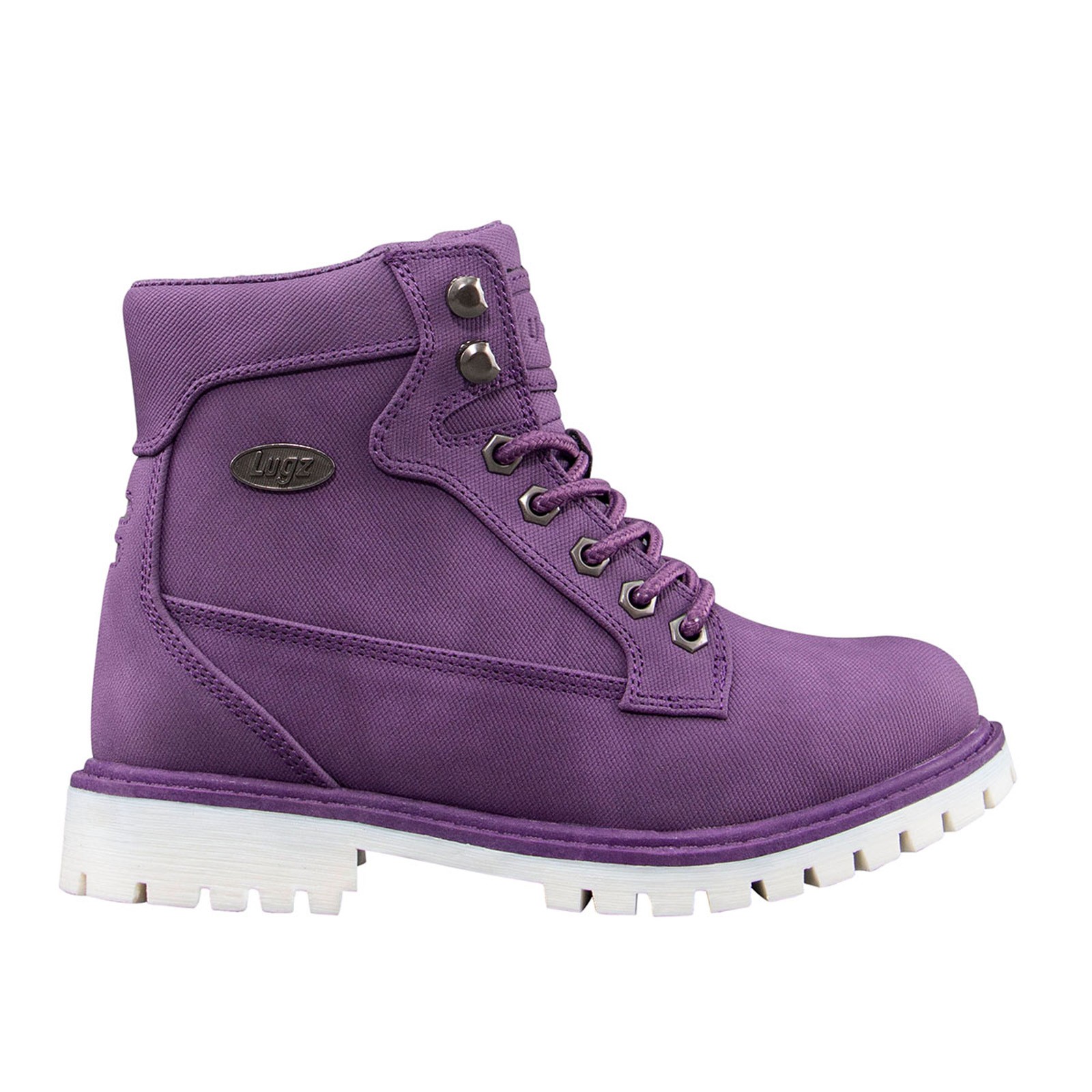 Женские повседневные парусиновые ботинки Lugz Mantle HI WMANTLHD-5116 фиолетового цвета 6 5590₽