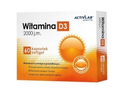 ACTIVLAB VITAMIN D3 2000 IU 60 Kaps.