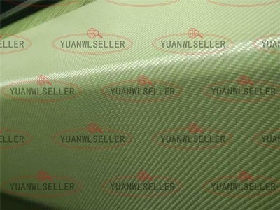 Yellow  Fabric Woven Aramid Fiber Cloth Plain 100cm/39.4'' Width #zc