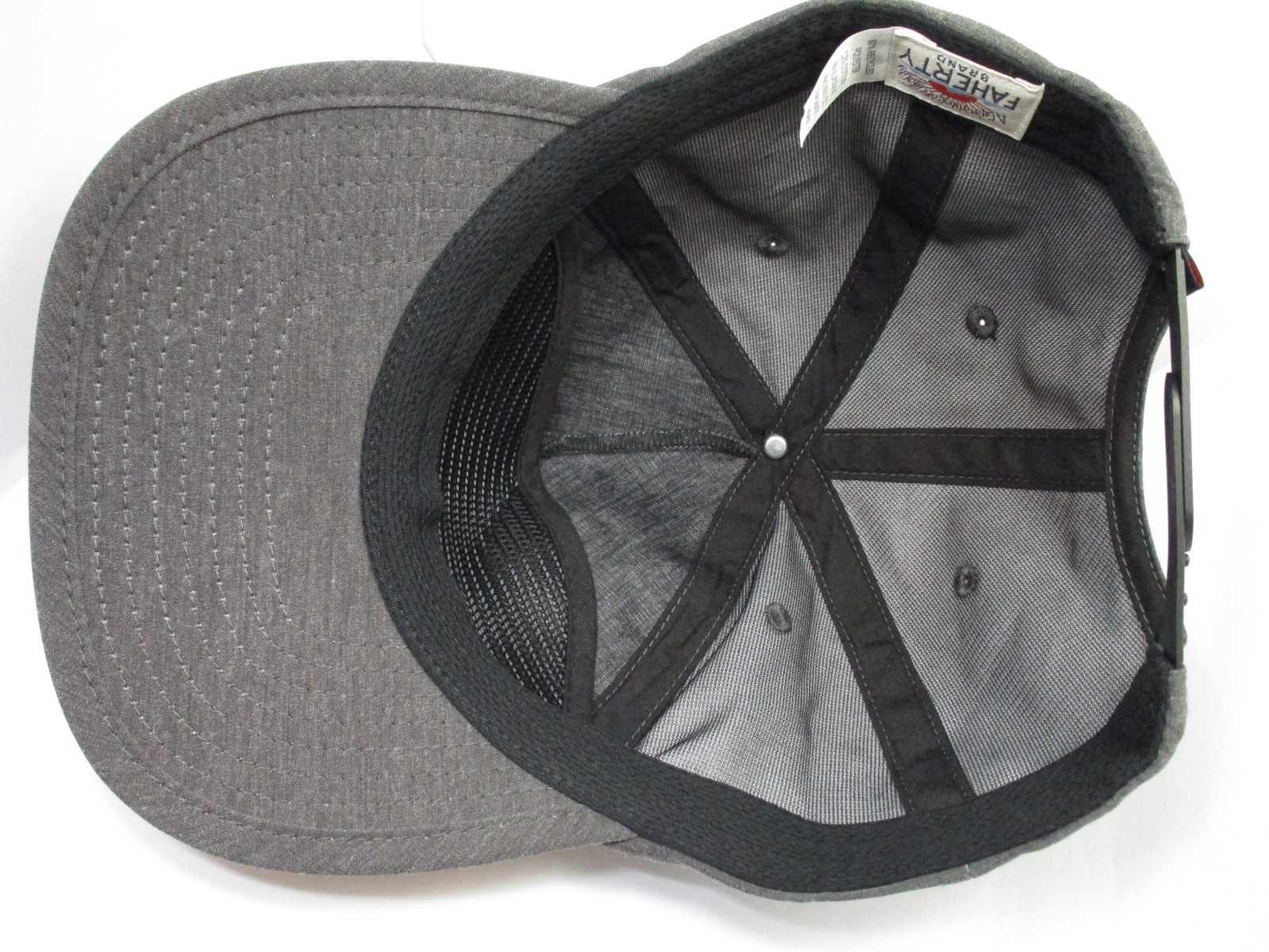 FAHERTY Dark Charcoal Gray Patch LOGO Cap / Hat S… - image 8