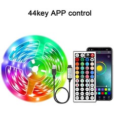 RGB LED Strip Lights with Remote Control Color Changing Lights for Bedroom Decor