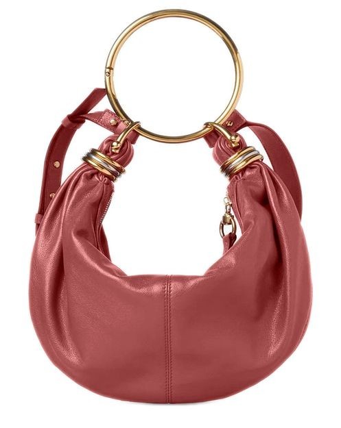 Chloe Small Bracelet Brunet Pink Leather Shoulder Bag New & Authentic