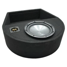 Universal Replacement Spare Tire Well Harmony HA-R104 Single 10 Sub Box 2 Ohm