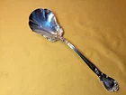 Gorham Chantilly c. 1890 Sterling Serving Spoon - 10" - Scorlling on Bowl