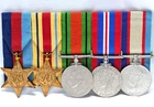 2/28th Battalion WW2 Australian Army military medals WX4907 E. T. FAWCETT