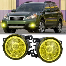 Pair For 2012-19 Subaru Outback Front Driving Bumper Fog Light Clear Lens Lamp