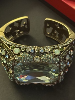Heidi Days Damoiselle Dragonfly Crystal Cuff Bracelet Missing Stones