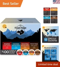 Explore  Variety Pack Coffee Pods - 100 Count for Keurig K-Cup Brewers
