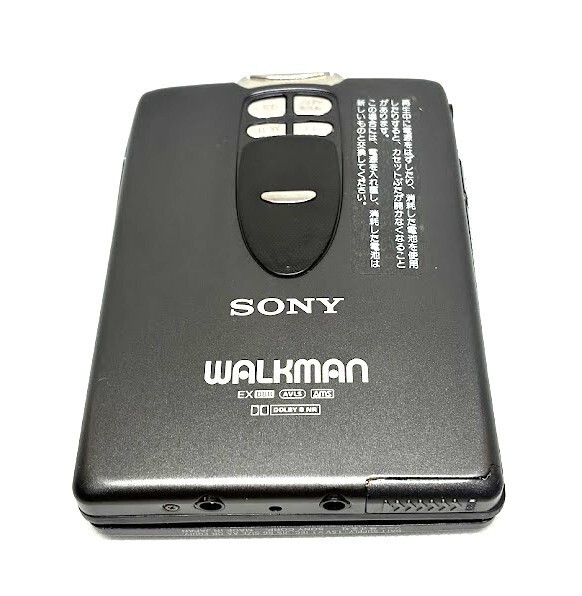 SONY WM-EX2 Black Walkman Vintage Cassette Player Made in Japan