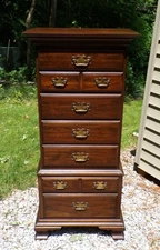 Vintage Pennsylvania House Solid Cherry Chippendale Style Lingerie Chest Dresser