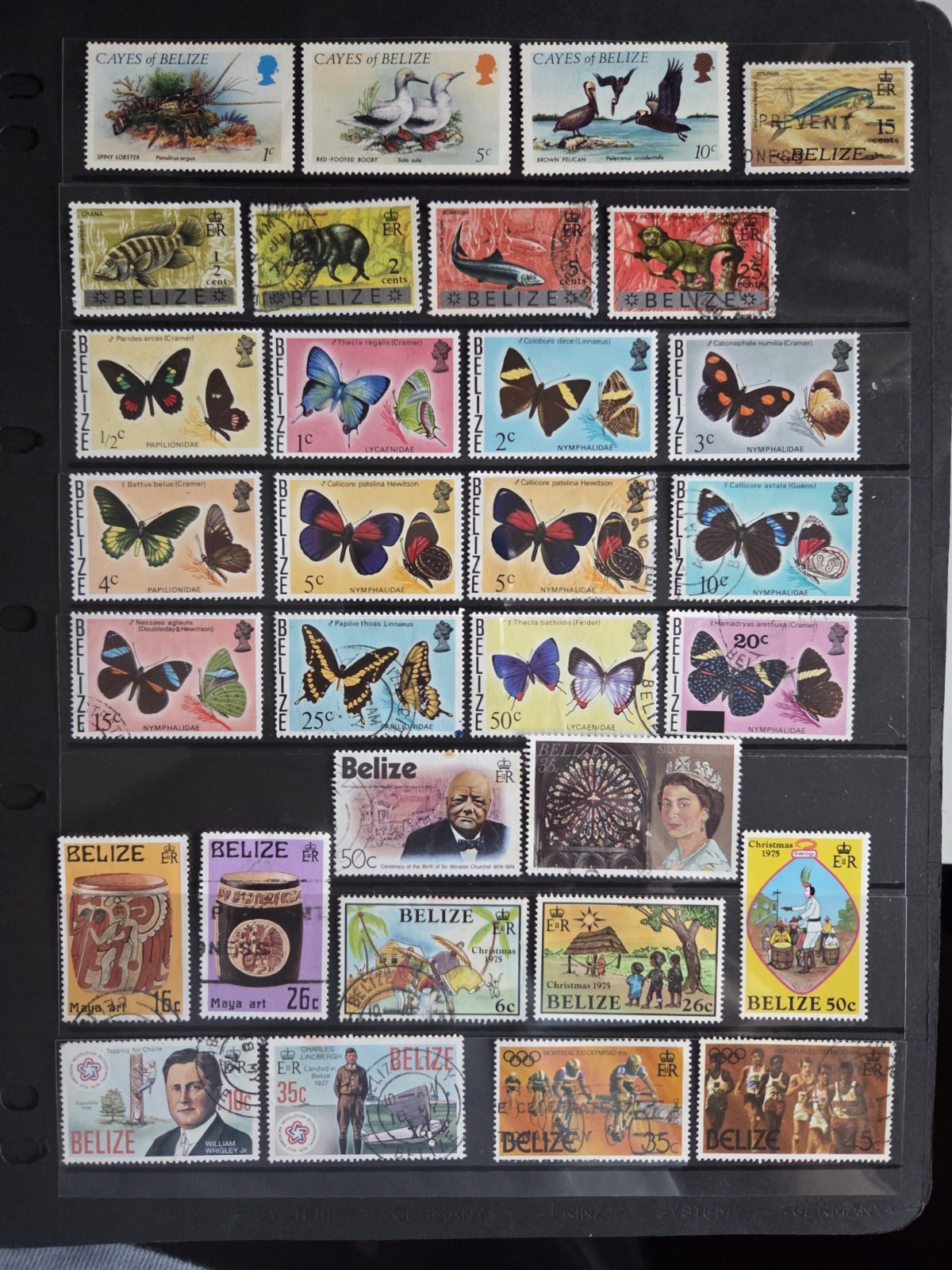 BELIZE - Group of Stamps