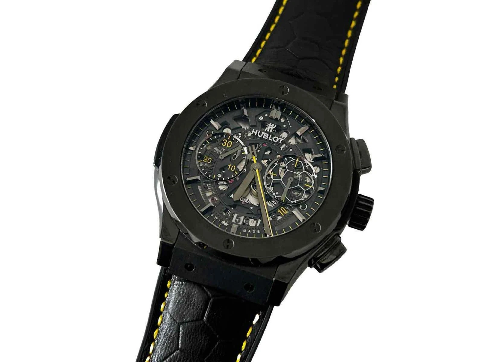 Hublot — Hublot Classic Fusion Pele Skeleton Automatic 45mm Ceramic 525.CM.0179.VR.PEL14