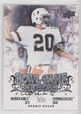 2011 Upper Deck College Football Legends Bowl Game Heroes Bernie Kosar c7w