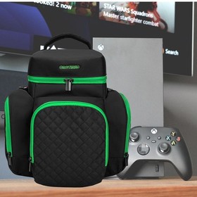 Carrying Case Compatible with Xbox Series X Travel Bag with Multiple Storage ...