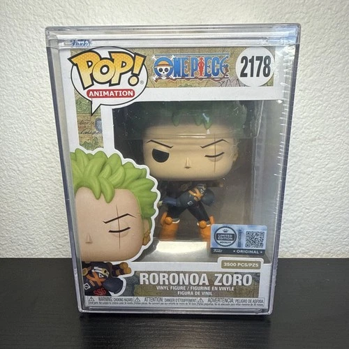 Funko Pop Roronoa Zoro Hot Topic Exclusive LE 3500 #2178 One Piece & Protector
