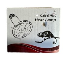 50W Pet Ceramic Heat Lamp Infrared Heating Reptiles Turtle Lizard Snake 2pk