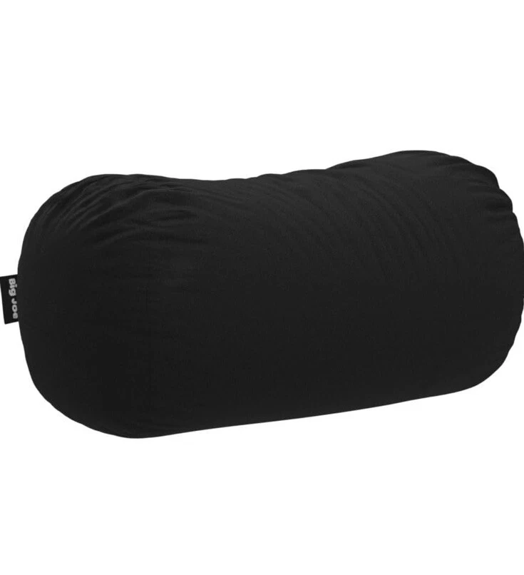 Big Joe 6' Fuf Media Lounger Bean Bag Chair- Black Plush. Stuffing Sold Separate - Image 4 of 4