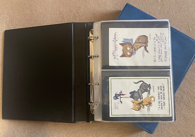 Sammlung 86 Donald McGill Postkarten Comic Frech Meer Marine Katzen Betrunken usw