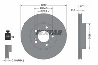 Bremsscheibe Honda P. Prelude 96-/CRV/HRV