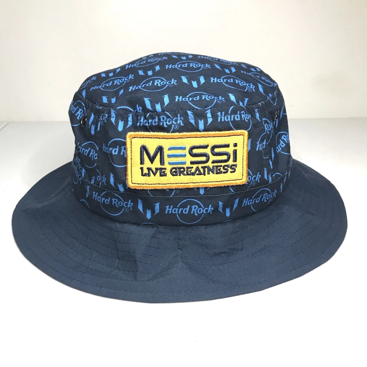 Hard Rock Patterned Bucket Hat - Black with Red, Blue & White Accents Reversible Checkerboard Bucket Hat — Bayhill Studio main image 3