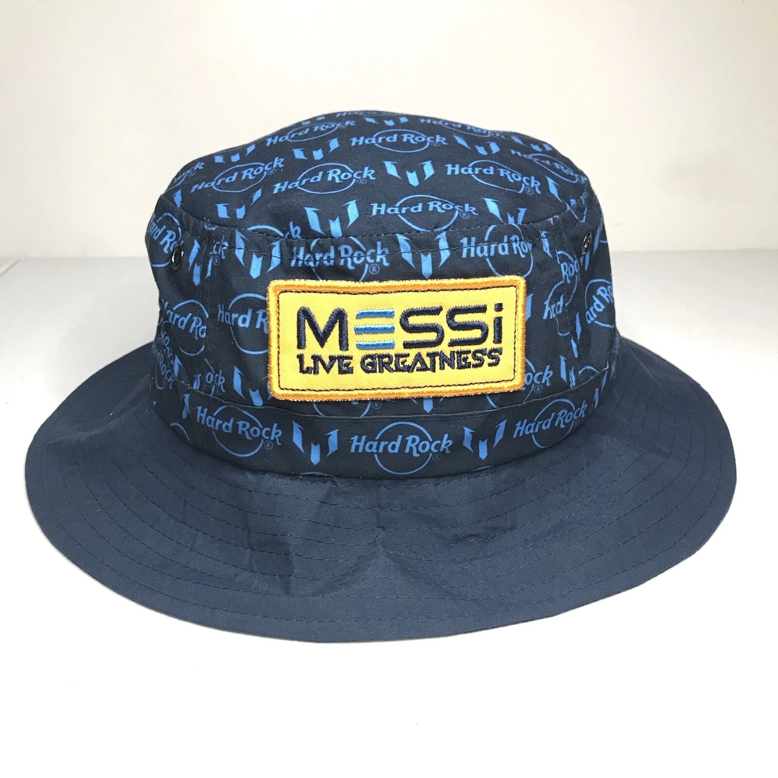 Hard Rock MESSI Live Greatness Bucket Hat Men’s Size Large Blue