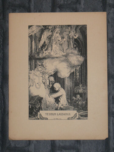 Te deum laudamus - Rudolf Schäfer -  Kunstdruck - Um 1920 - Bild 1 von 2