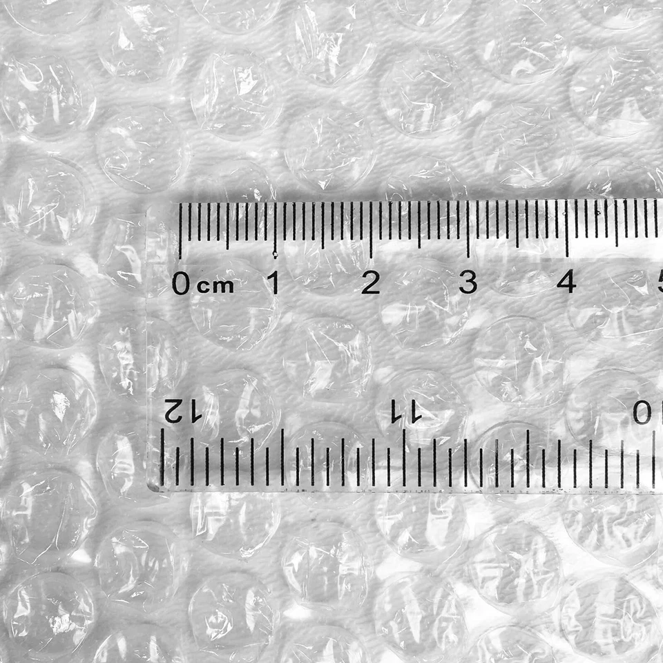 3/16" Small Bubbles Plastic Wrap Cushioning Wrap 24"x25' Perforated every 12" - Image 2 of 4