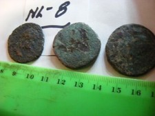  Lot of 3 Ancient Roman  Coins..LARGE 27-30mm....worn  large ancients,,(NL-8).