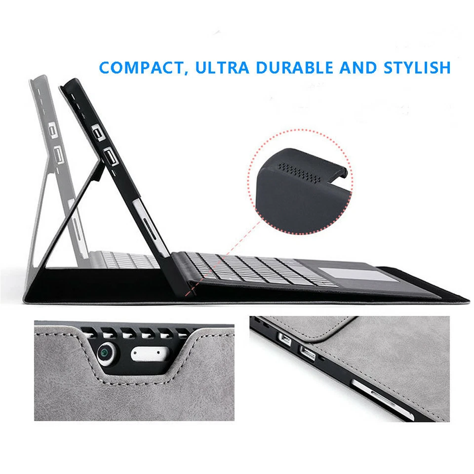 TPU Tablet Case for Microsoft Surface Pro 8 Case for Surface Pro7/5/6 Pen Holder - Image 2 of 4