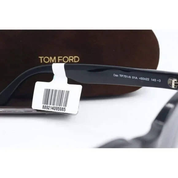 最終値下げ‼️Tom Ford TF751-N 01A サングラス TOM FORD EYEWEAR サングラス Dax TF751-N 01A スクエア メンズ