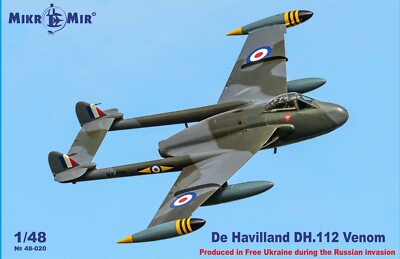 1/48 MikroMir 48020 De Havilland DH.112 Venom Plastic model kit