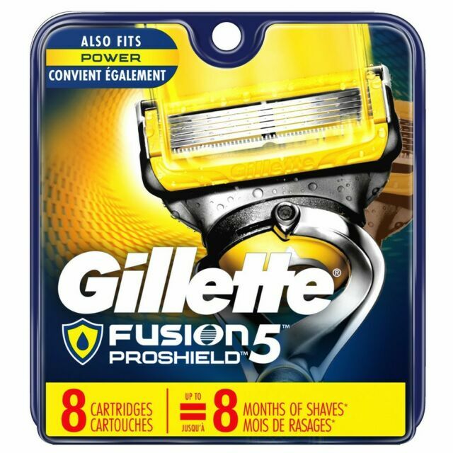 Gillette Fusion ProShield Men's Razor Blade Refills (8 Pack
