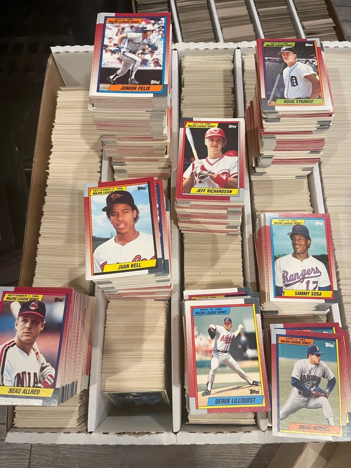 1990 Topps Major League Debut 1989 Baseball Sosa Pick to Complete Set #1-#152 NM - Image 2 of 4