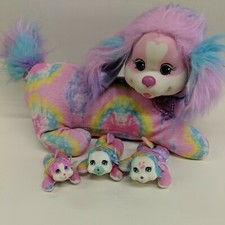 2016 Rainbow Tye Dye Puppy Surprise With 3 Puppies - 1 Barking Boy 1 Runt Girl