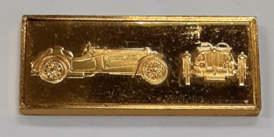 Franklin Mint Great Performance Cars Gold/Sterling Silver Mini