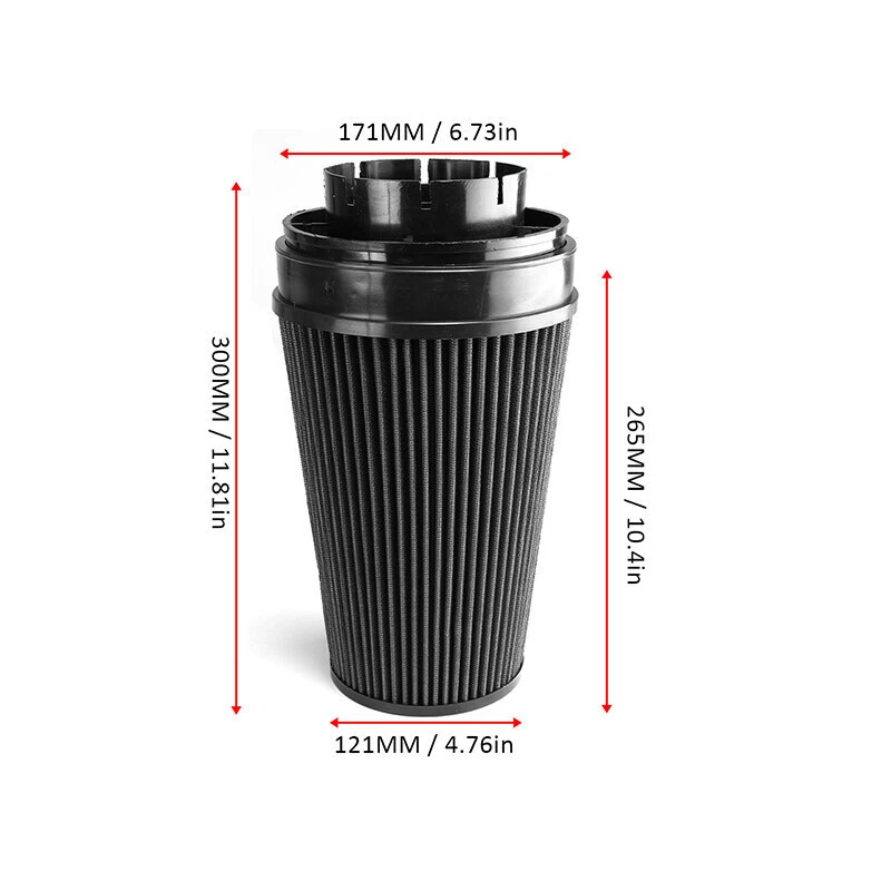 Fit For 99-06 Chevy GMC V8 4.8L/5.3L/6.0L 4" Cold Air Intake Kit+Heat Shield Bla Foto 4 de 4