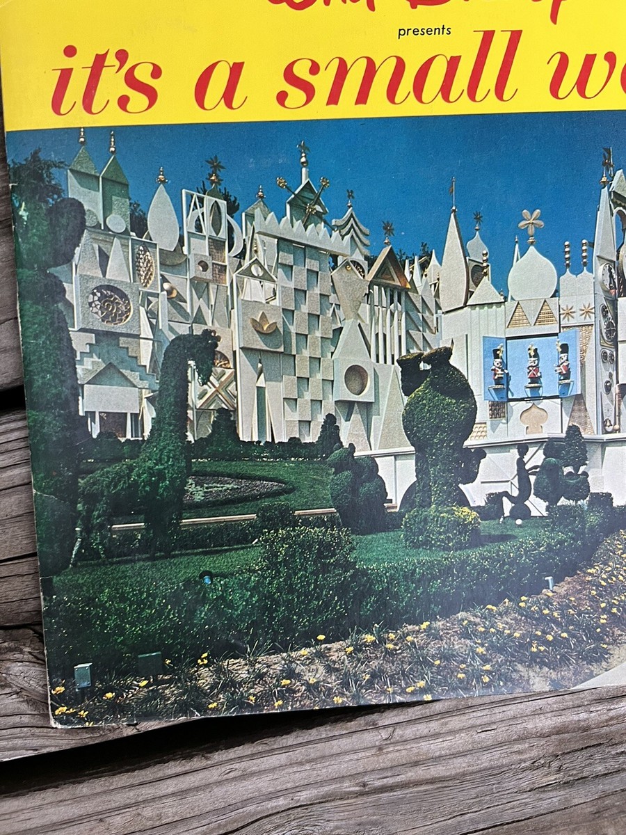 Walt Disney It's A Small World Vinyl Record 1964 Disneyland